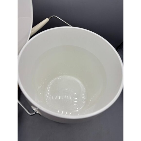 Vtg West Bend Thermo Serve Ice Bucket Copper Tone Insulated Barware - Picture 5 of 9